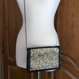 NWT Embellished Black purse/clutch.
